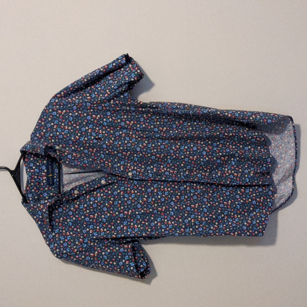 Ralph Lauren short sleeve button-down, floral print, medium